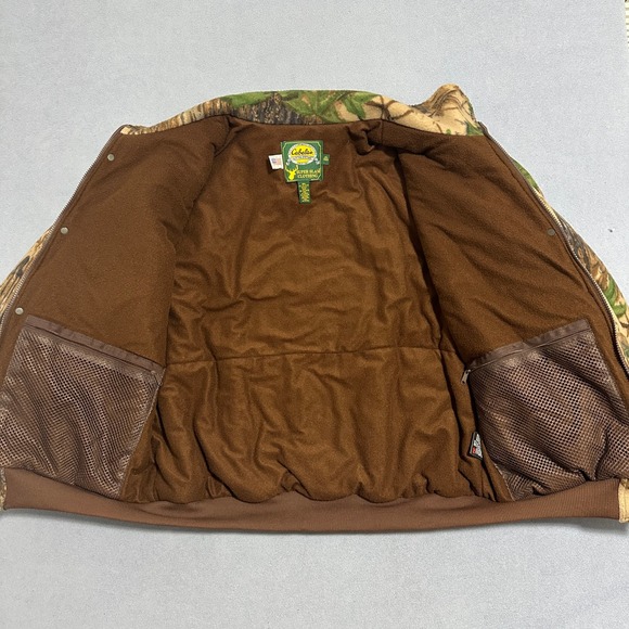 Cabelas Super Slam Hunting Jacket XL Realtree Camo Thinsulate DryPlus Made in US - Picture 8 of 13